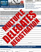 Multiple Delegates Registration Form - Available Online Only